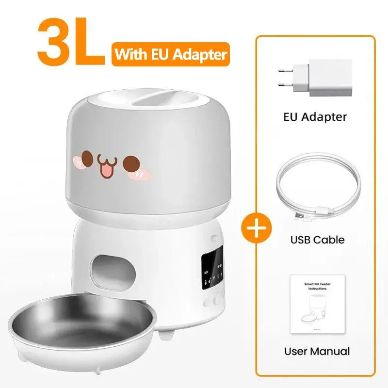 Remotely Controlled Feeding ROJECO 3L Smart Pet Feeder WLP Company