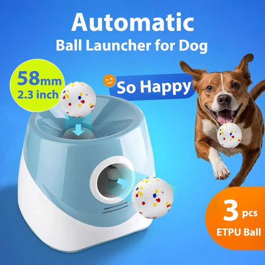 Fun Interactive Automatic Dog Tennis Ball Launcher