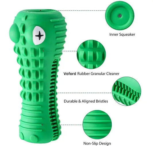 Pet Dog Chew Toys Rubber Chew Toy Aggressive Chewers Dog Toothbrush Doggy Puppy Dental Care For Dog Pet Accessories WLP Company