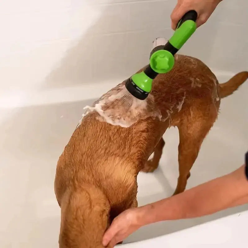 High-pressure Sprayer Nozzle Hose Dog Shower Gun 3 Mode Adjustable Pet Wash Cleaning Bath Water Foam Soap Sprayer Dog Clean Tool WLP Company