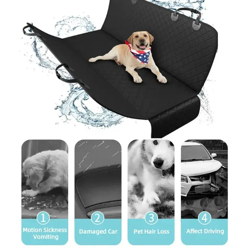 pet car mat Waterproof Cushion Dog Car Rear Mat WLP Company