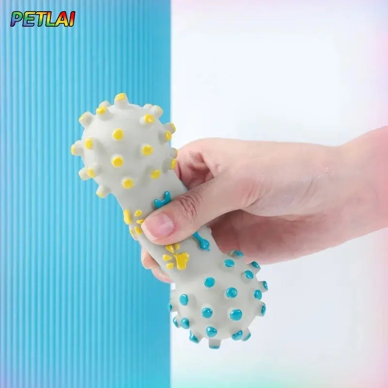 dog toys Dog sound Toys Chew bone stick ball Interactive bone barbell pet cat Summer Anti-stress Educational Walking Barking Toy Supplies WLP Company