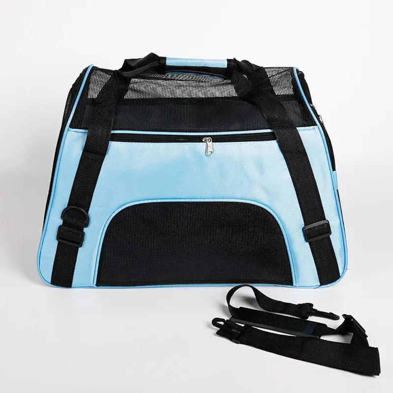 cat carrier Cat Bags Soft-Sided Portable Dog Carrier Mesh Breathable Carrier Bags for Cats Dogs Comfort Foldable Handbag Pet Transport Bag WLP Company