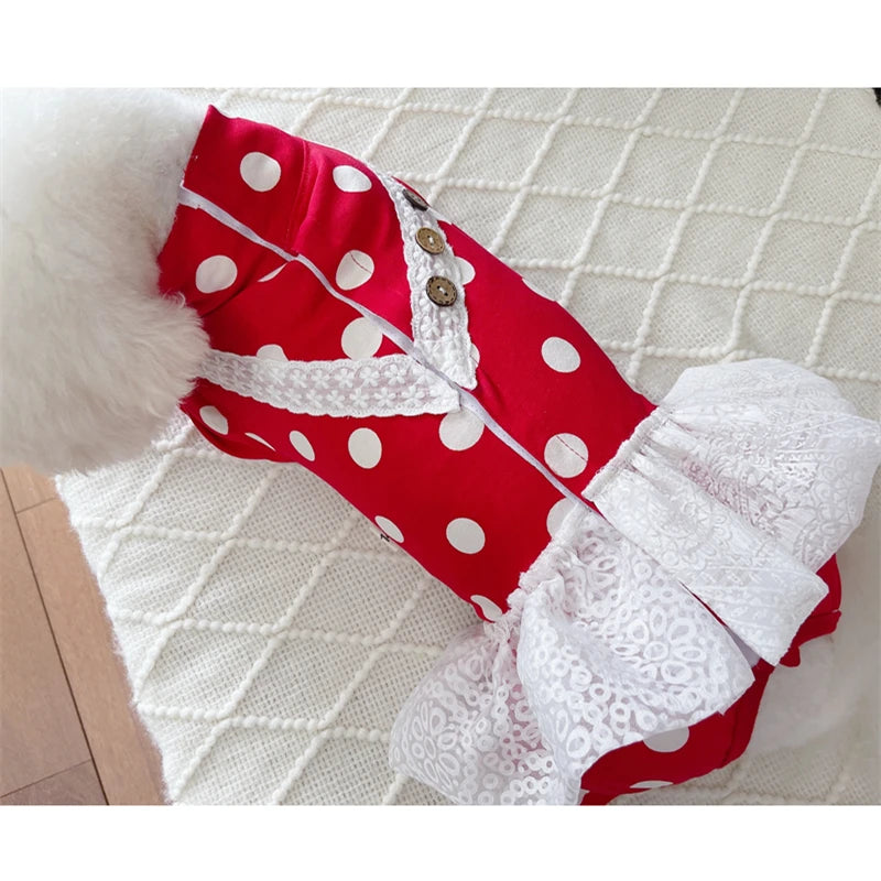 100% Cotton  Fashion Puppy Dress