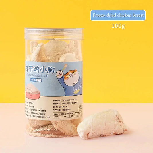 Pet food dog freeze-dried snacks sealed chicken breast egg yolk beef liver freeze-dried cat snacks WLP Company