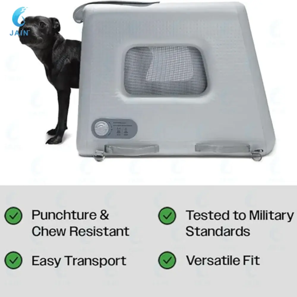 Collapsible Dog Crate for Car Travel – Portable Folding Crate for Dogs WLP Company