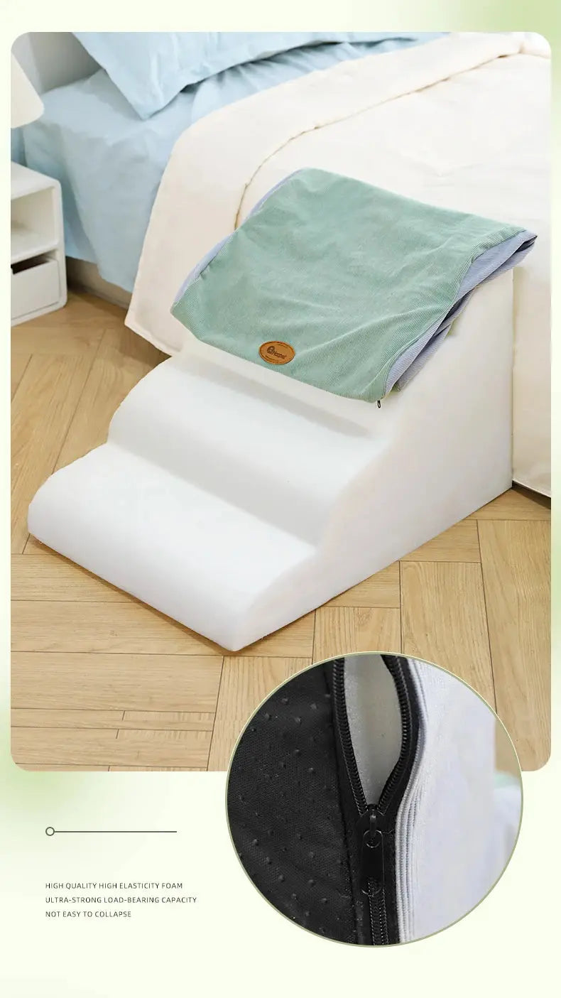 Pet Dog 3-layer Training Staircase Detachable Washable Anti Slip Pet Ramp Stair Bed Dog Safety Ramp Stairs for Dogs Pet Supplies WLP Company