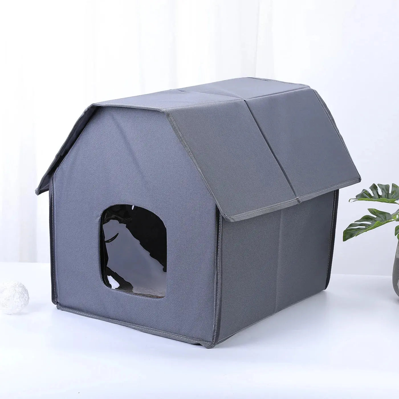 outdoor cat nest Outdoor Stray Cat Nest Waterproof Breathable Oxford Cloth Foldable Cat Kennel WLP Company