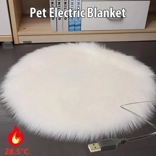 USB heating pad Soft Warm Pet Heated Plush Blanket Thermal Insulation Cat Bed Cushion Winter Heating Dog Cat Nest Mat WLP Company