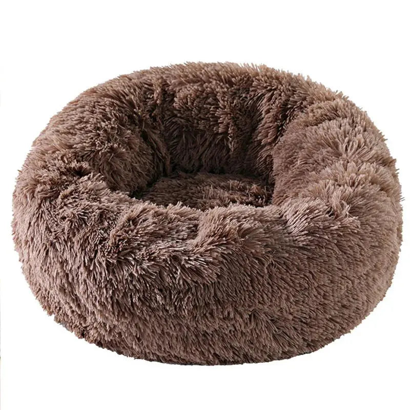Home Plush Pet Nest Winter Cat Nest Dog Nest Warm Detachable and Washable Round Cat Nest Pet Bed Seasonal Universal Decoration WLP Company