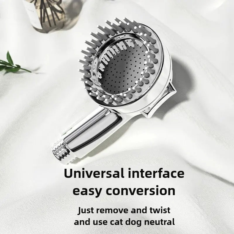 Dog Shower Head Pet Bath Sprayer with Scrubbing Brush Massage Foaming Device for Cat and Dog Washing WLP Company