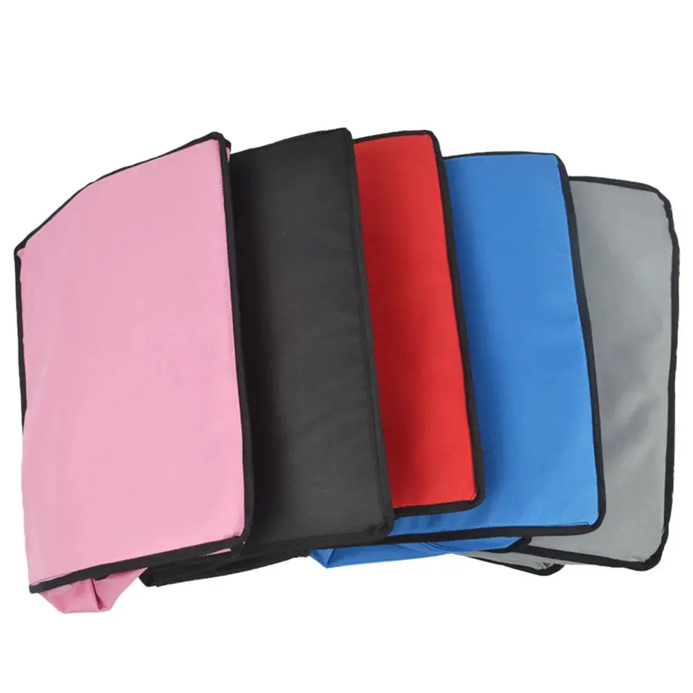 pet seat cover Adjustable Belt Travel Bag Carrier Durable Washable Car Seat Cover For Small Medium Large Dogs Black Portable Pet Seat WLP Company