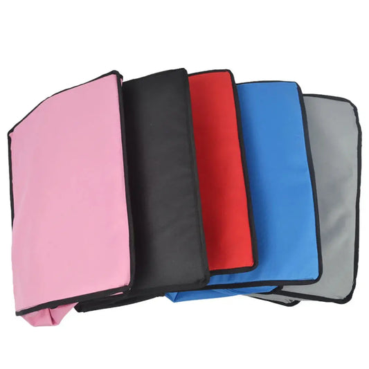pet seat cover Adjustable Belt Travel Bag Carrier Durable Washable Car Seat Cover For Small Medium Large Dogs Black Portable Pet Seat WLP Company