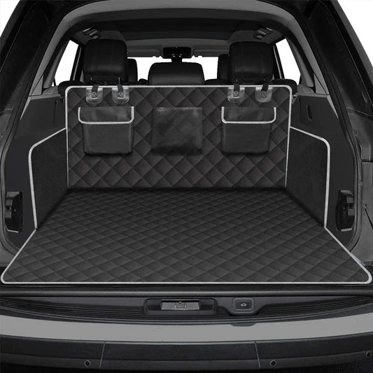 dog car seat cover 1 PC Waterproof Pet Car Seat Cover with Non-Slip Backing & Side Flaps Pockets Dog Car Trunk Mat for Pet Dog Cat Trunk SUV Travel WLP Company
