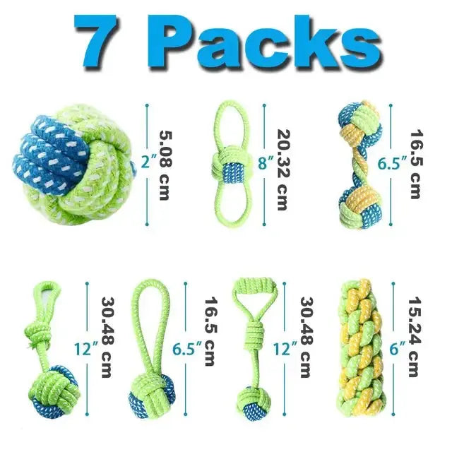 eco-friendly toys Eco-Friendly Cotton Rope Toy Set WLP Company