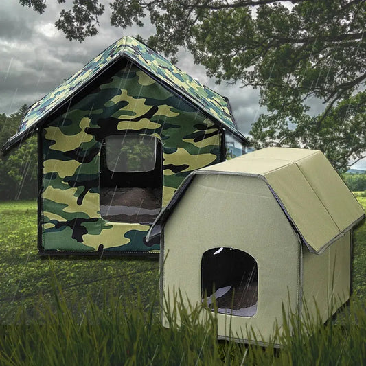 outdoor cat nest Outdoor Stray Cat Nest Waterproof Breathable Oxford Cloth Foldable Cat Kennel WLP Company