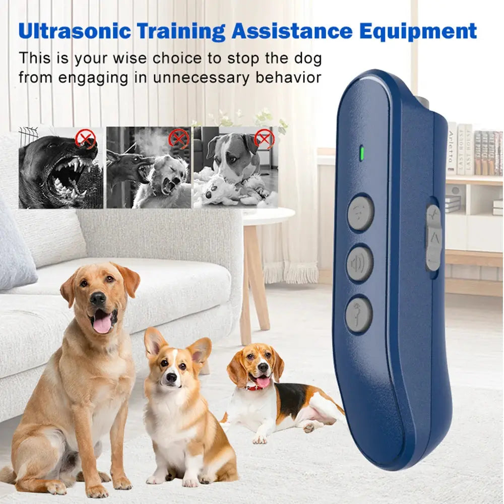 Portable Dog Repeller Ultrasonic Dog Repellent USB Charging Dog Training Device Anti-Barking Prevente Dog Trainer Dog Assistance WLP Company