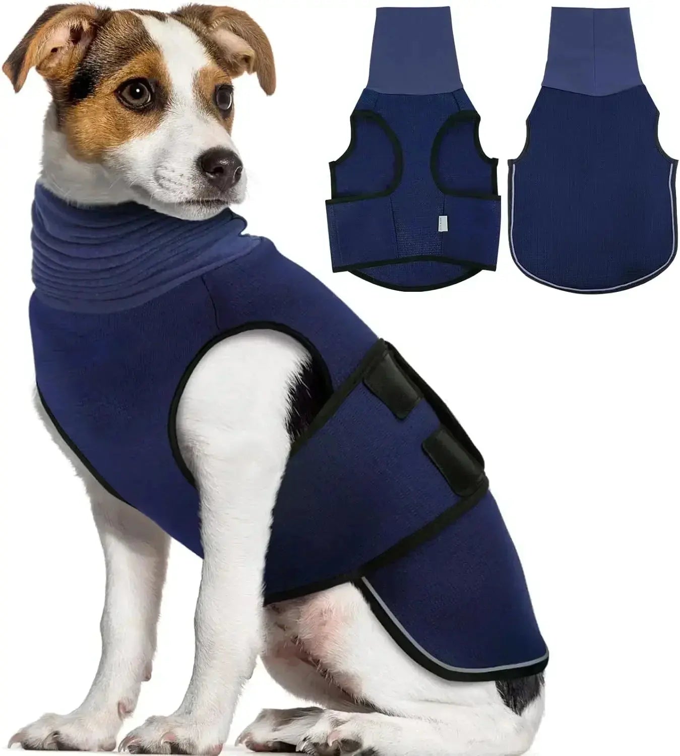 Dog Anxiety Vest, Thunder Jacket for Large Dogs, Calming Jacket with Hoodie, Fireworks, Quarantine, Anti Anxiety Dog Hoodie WLP Company