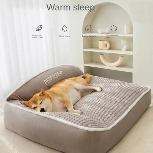New Cat Bed Dog Pet Bed Kennel Non-Slip Winter Warm Small Dog Kennel Sleeping Removed Washed Soft Puppy Cushion Cat Supplies WLP Company