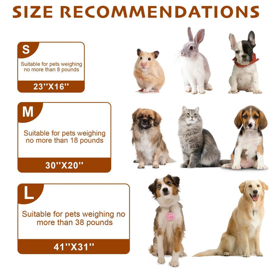 Cute Flannel Pet Blanket Cartoon Dog Paw Print Blanket Pet Mat for Cats and Dogs Warm and Comfortable Blanket for Puppy Kitten WLP Company