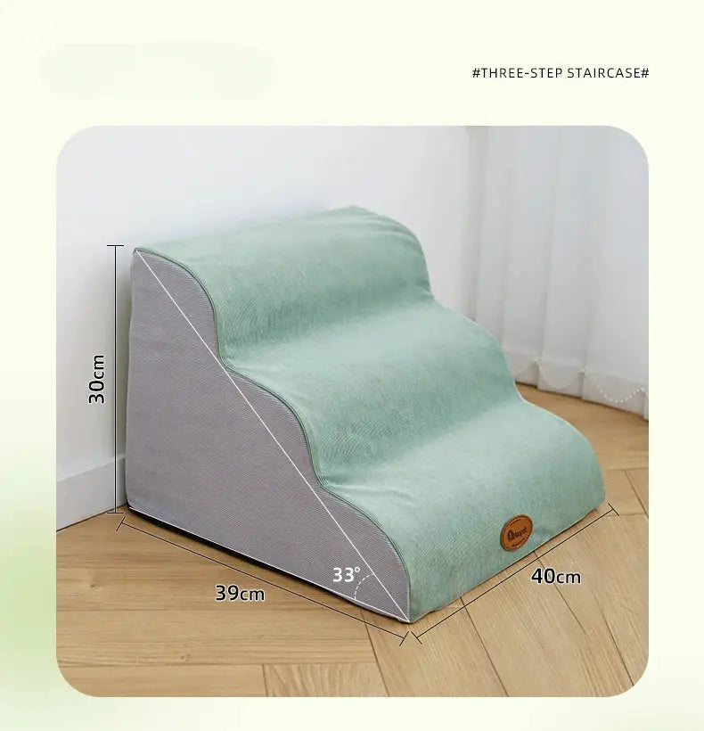 Pet Dog 3-layer Training Staircase Detachable Washable Anti Slip Pet Ramp Stair Bed Dog Safety Ramp Stairs for Dogs Pet Supplies WLP Company