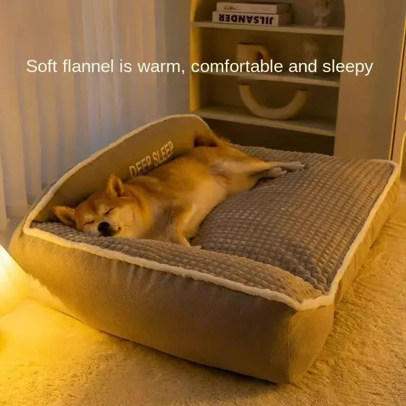 New Cat Bed Dog Pet Bed Kennel Non-Slip Winter Warm Small Dog Kennel Sleeping Removed Washed Soft Puppy Cushion Cat Supplies WLP Company