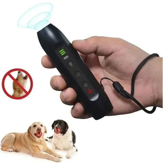 Ultrasonic Pet Dog Repellent, Portable Handheld Anti Bite and Anti Barking Drive Stick with LED Flashlight Pet Repellent WLP Company