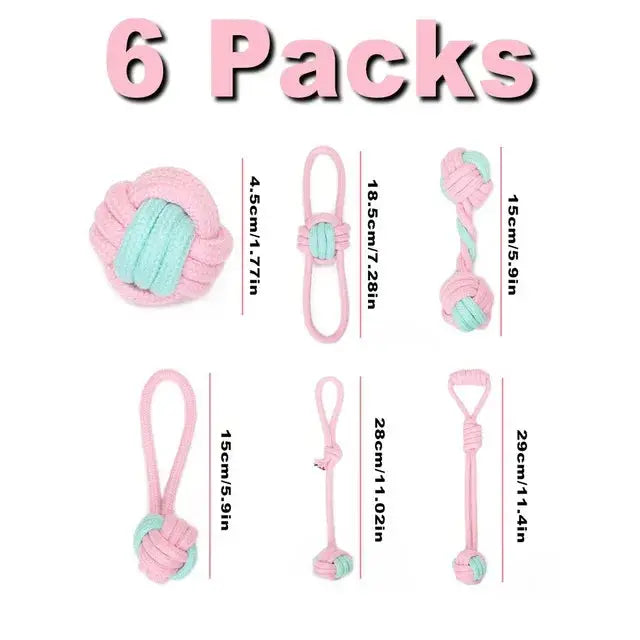 eco-friendly toys Eco-Friendly Cotton Rope Toy Set WLP Company