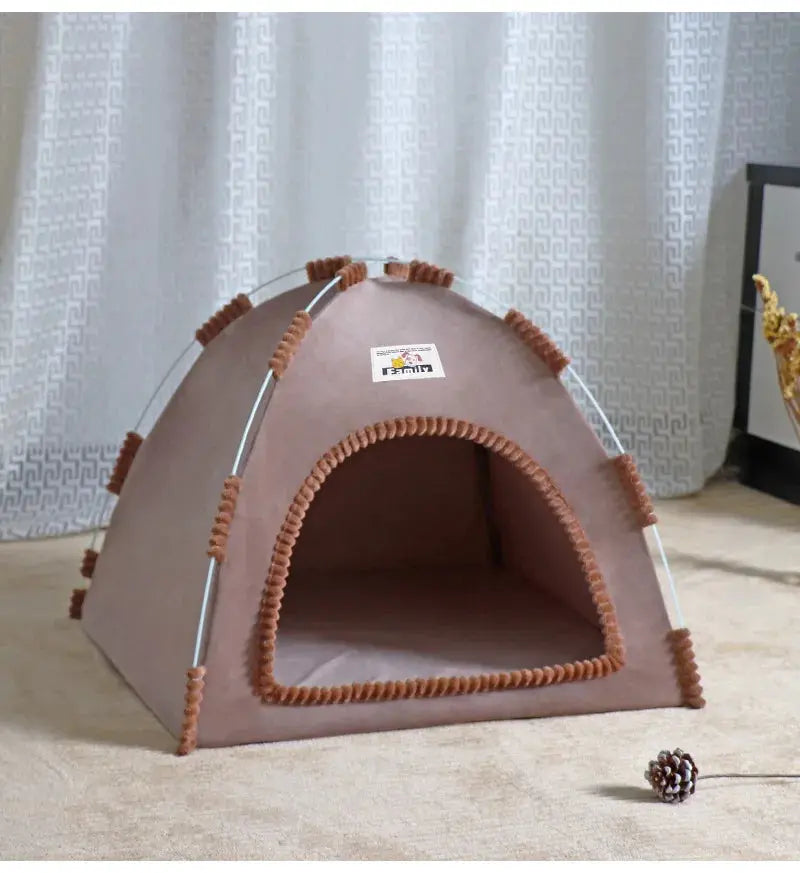 Foldable Cat House Pet Tent Four Seasons Universal Cat and Dog Pet Nest Summer Cool Mat Outdoor Portable Foldable Breathable WLP Company