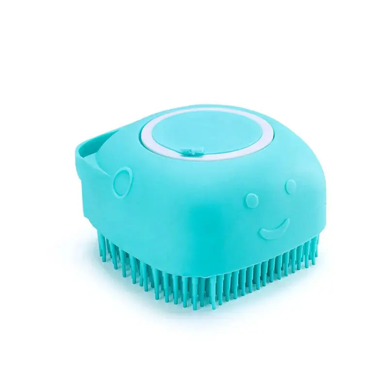 pet dog bath brush Pet dog silicone bath brush Clean care baby Baby bath massage brush Safe non-toxic pet products WLP Company