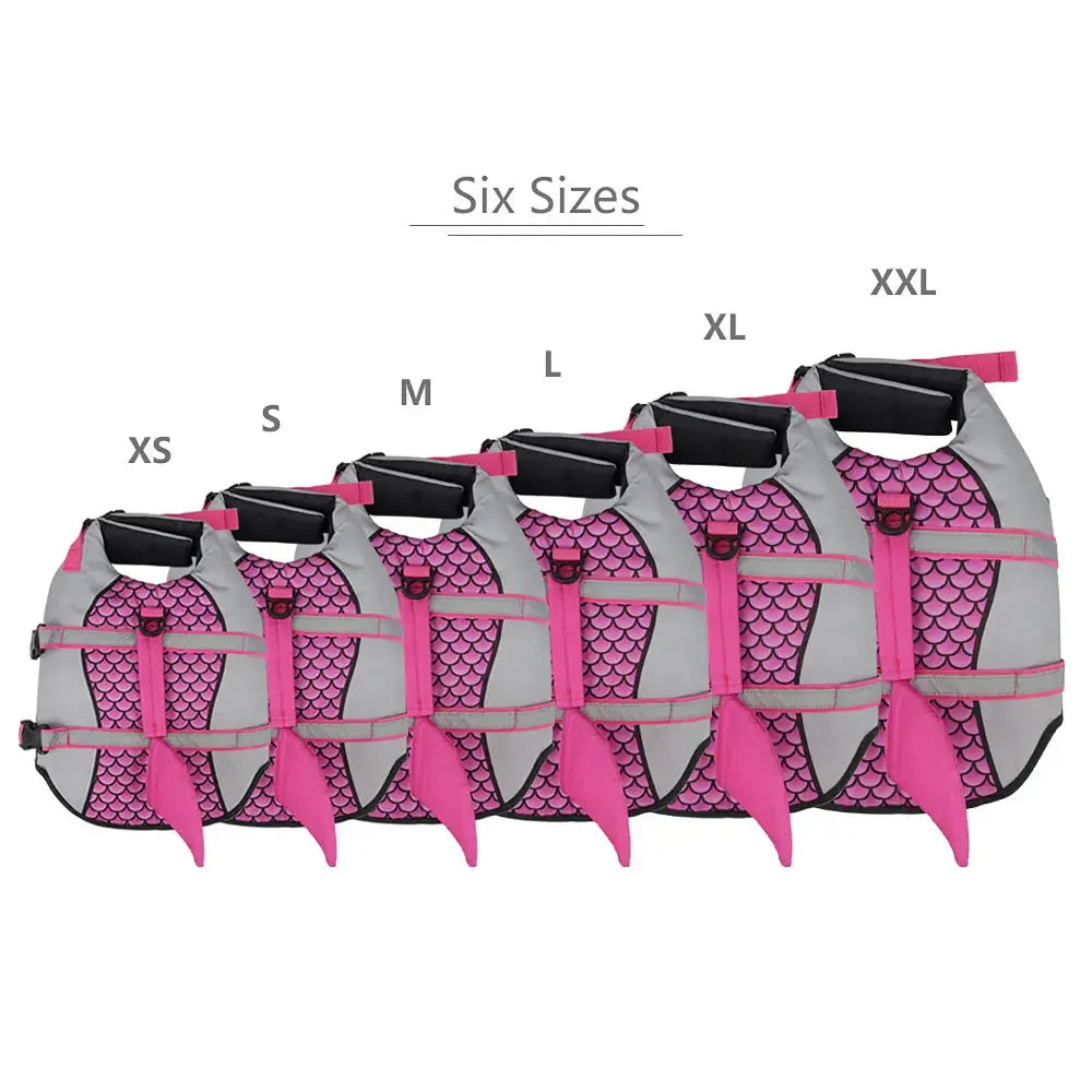 dog life jacket Scales Shark Swim Dog Clothes Pet Life Jacket Vest Harness Pet Swimming Summer Swimwear WLP Company