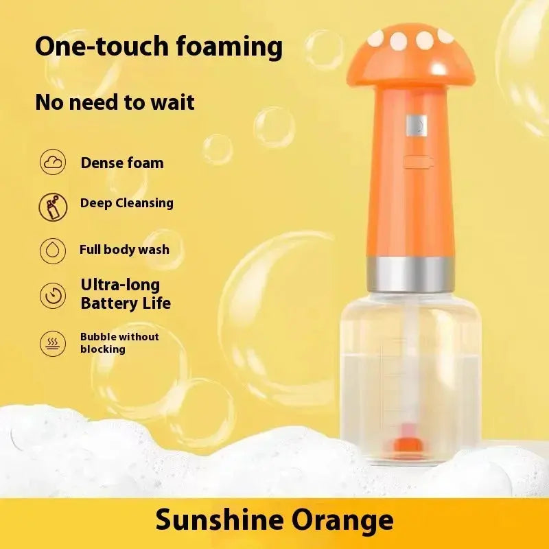 Electric Shampoo Foamer Pet Foaming Soap Dispenser Pets Bathing Bubbler Dog Shampoo Dispenser Shampoo Sprayer Little Yellow Duck WLP Company