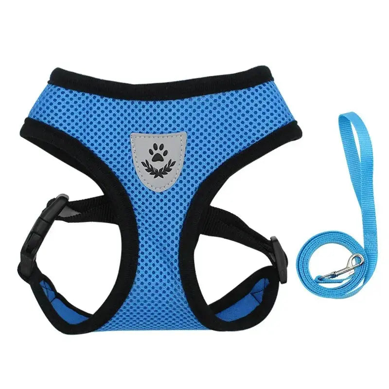 cat harness and Dog Harness Lead Leash Adjustable Vest Polyester WLP Company