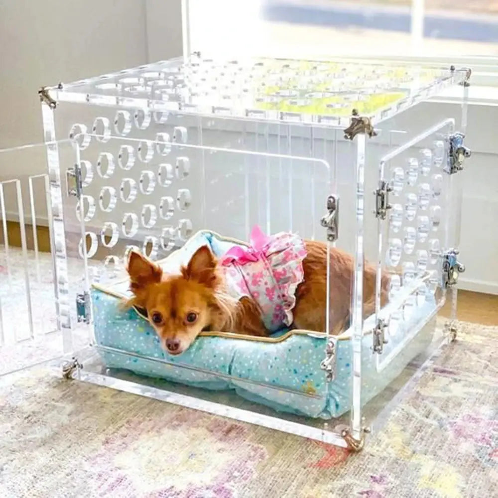 Acrylic Dog Bed Comfortable Acrylic Lucite Dog Bed WLP Company