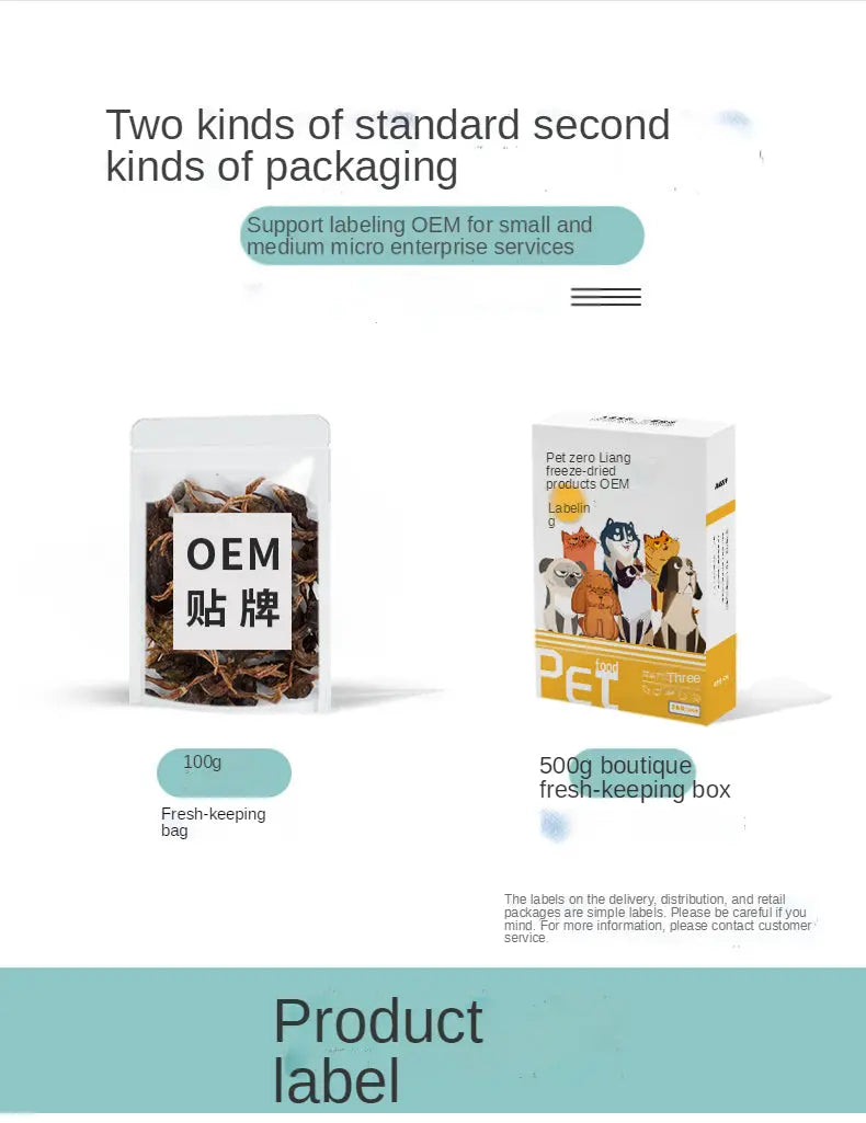 pet snacks Pet freeze-dried meat quail cat snacks kittens hair gill quail freeze-dried dog snacks WLP Company