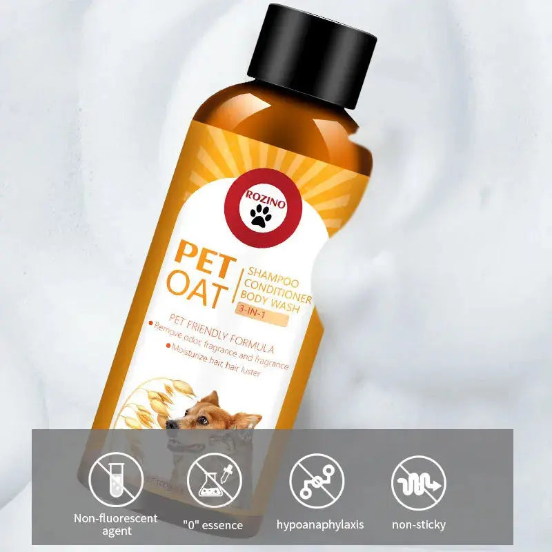 Pet Shampoo and Conditioner 3 in 1 Plant Based Organic Sulfate Free Soap Free Tear Free Moisturizer for Pets Cats and Dogs WLP Company