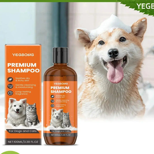 Natural Pet Shampoo for Dogs & Cats, Coconut Oil Derivative Formula WLP Company
