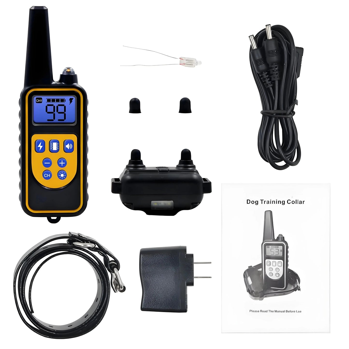 Professional Dog Training Collar with LCD Screen - 800m Range Waterproof System WLP Company