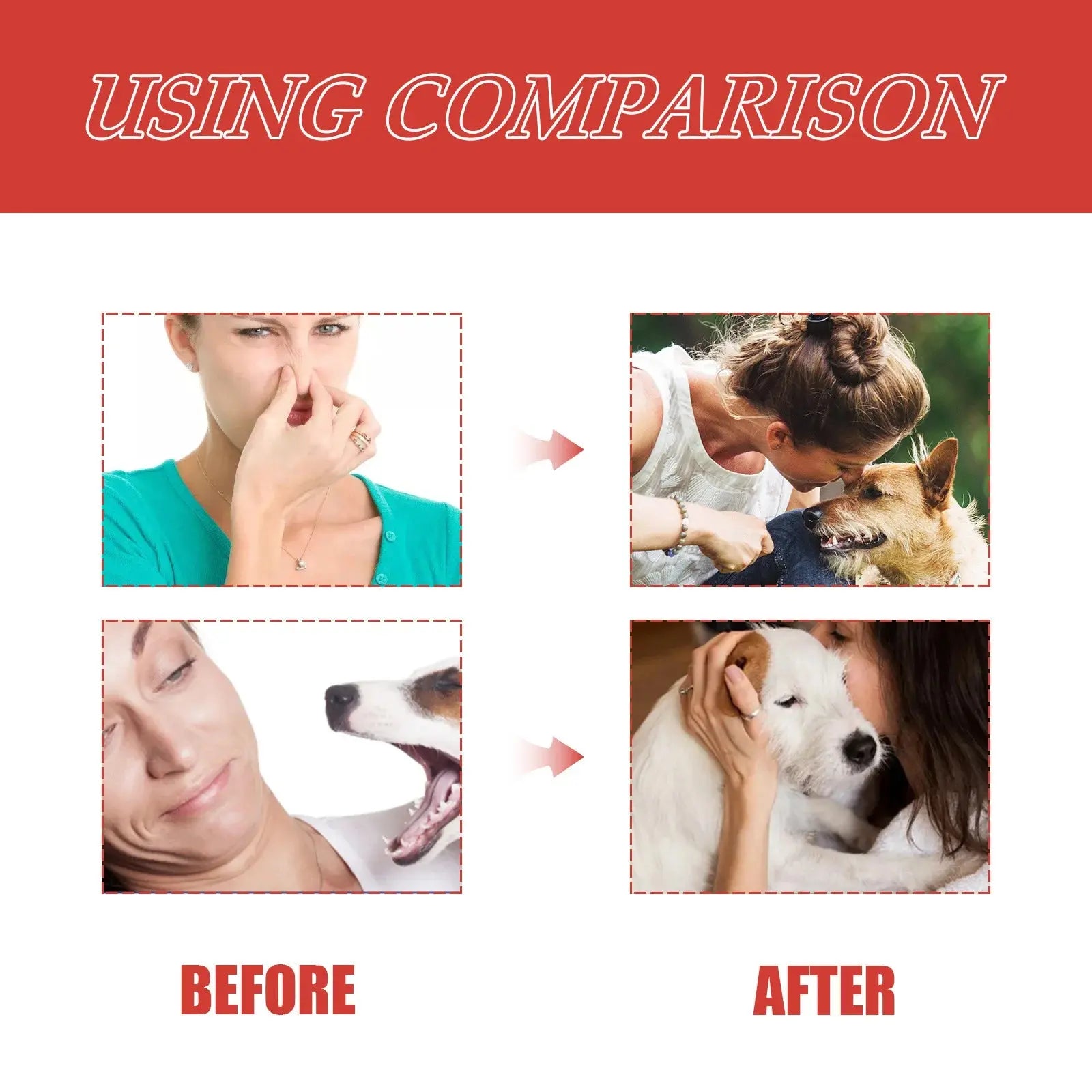 Yegbong Pet Odor Eliminator Spray - Long-Lasting Clean Deodorant for Dogs & Cats WLP Company