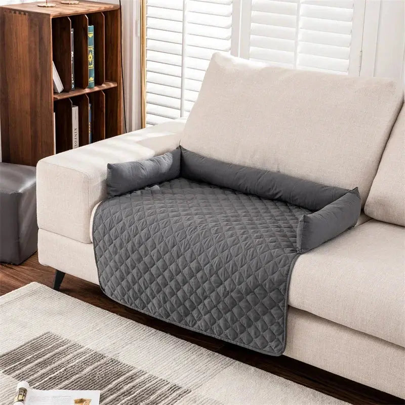 waterproof pet blanket Dog Bed Blanket Mat Dog Sofa Couch Slipcover Pet Pad with Neck Pillow Washable Cat Calming Nest for Travel Home WLP Company
