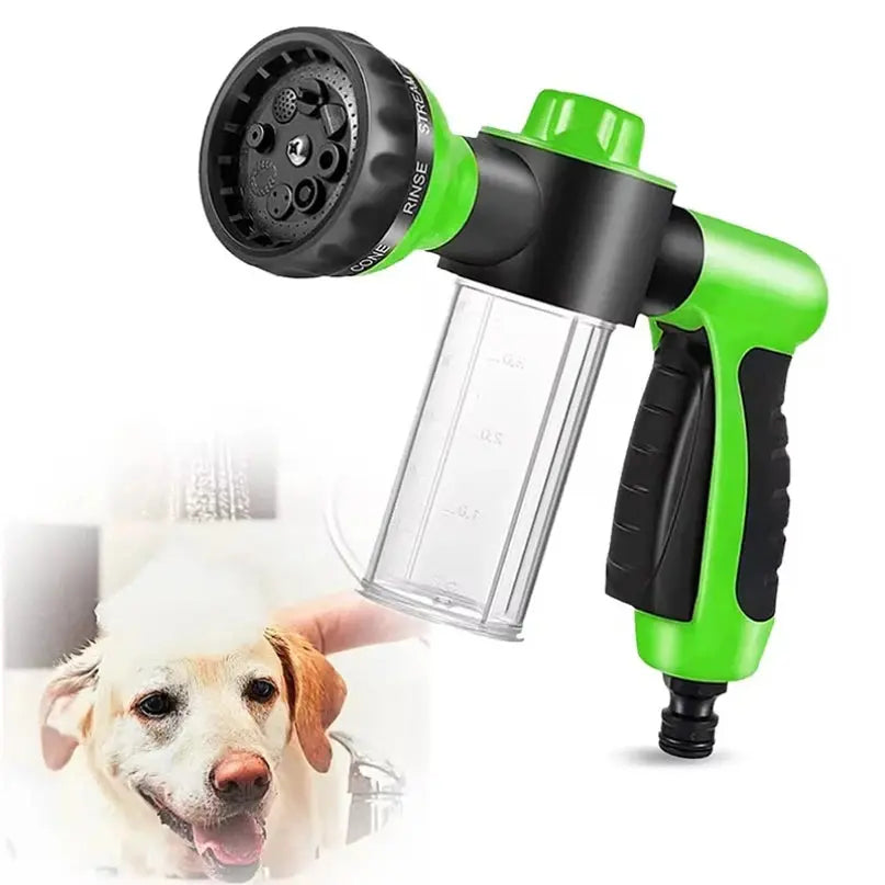 High-pressure Sprayer Nozzle Hose Dog Shower Gun 3 Mode Adjustable Pet Wash Cleaning Bath Water Foam Soap Sprayer Dog Clean Tool WLP Company