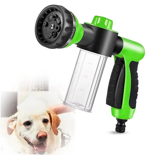 High-pressure Sprayer Nozzle Hose Dog Shower Gun 3 Mode Adjustable Pet Wash Cleaning Bath Water Foam Soap Sprayer Dog Clean Tool WLP Company