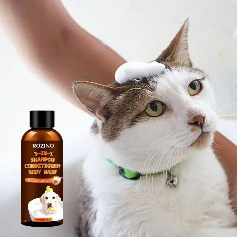 Dog Body Wash 3-in-1 Coconut Stain & Odor Eliminator Plant-Based Organic Tearless Moisturizer Dog Shampoo And Conditioner Carpet WLP Company