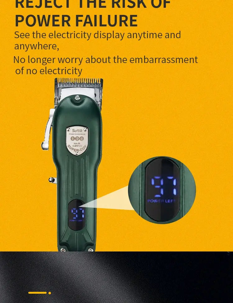 Professional Low Noise Dog Hair Clipper | Rechargeable | Pet Trimmer - Groomify WLP Company