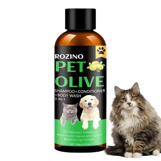 Cat Dog Pet Shampoo Flea Killer Hair Softening Relieve Itching Deodorizing Odor Eliminating Moisturizing Long Lasting Cleaning WLP Company