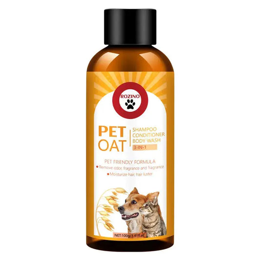 Pet Shampoo and Conditioner 3 in 1 Plant Based Organic Sulfate Free Soap Free Tear Free Moisturizer for Pets Cats and Dogs WLP Company