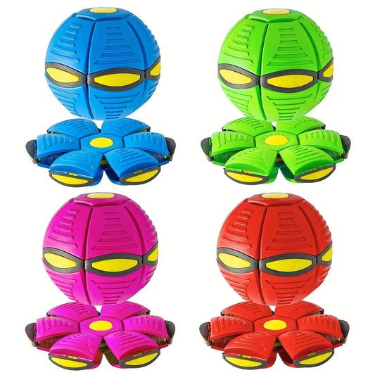 Flying Saucer Dog Toy Flying Saucer Bouncing Ball Is A Durable, Elastic and Fun Dog Pet Toy Suitable for Outdoor Activities and Exercise WLP Company