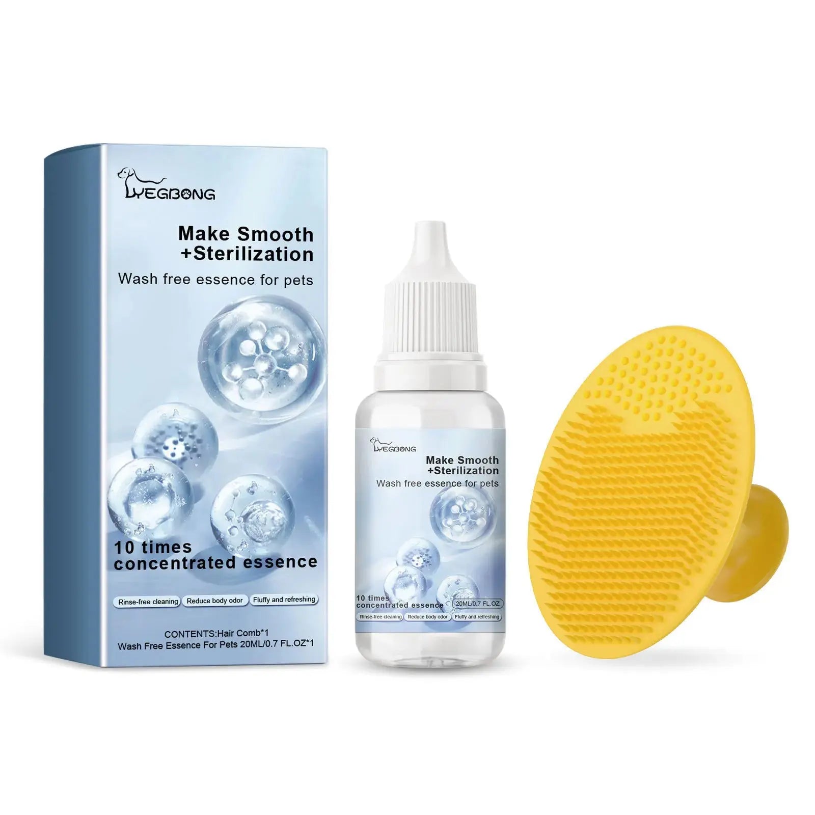 Pet Wash Free Essence Dog Body Wash Hair Softening Removing Dirts Mites Deodorizing Reduce Itching Moisturizing Puppy Shampoo WLP Company