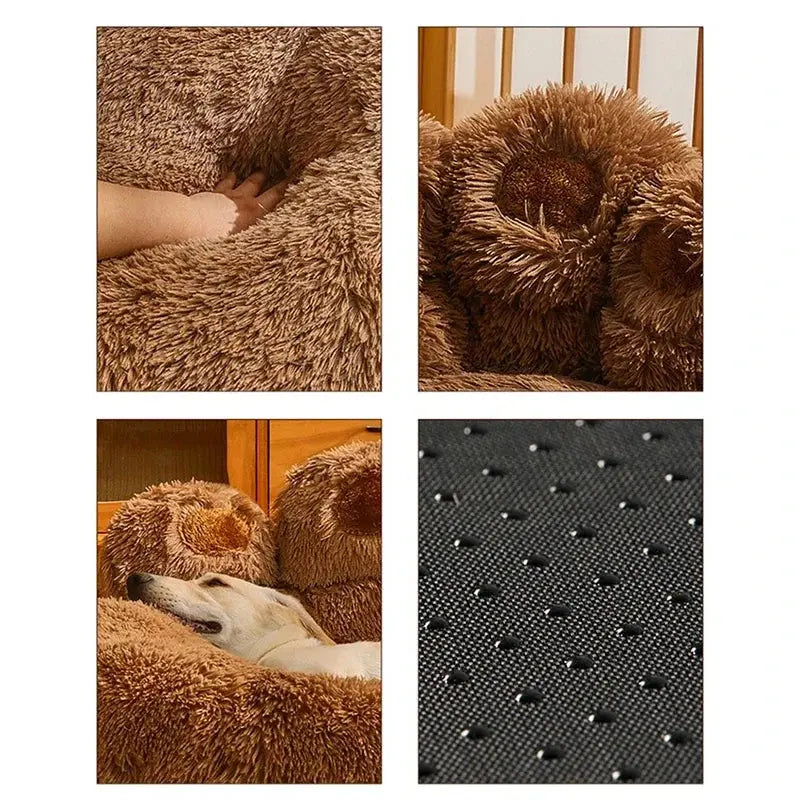 dog bed Winter Warm Dog Sofa Bed Small Medium And Large Dog Plush Sleeping Kennel Comfortable Soft Detachable And Washable Pet Nest WLP Company