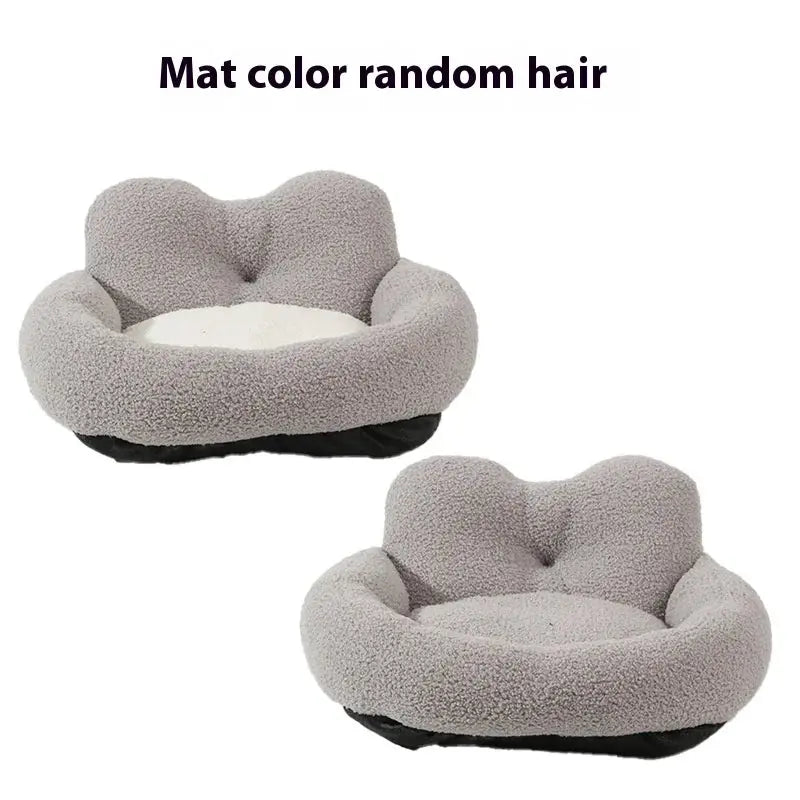 Winter Dog Kennel Can Be Disassembled and Washed, Thickened Cat Warmth Cat Kennel Teddy Fur Warm and Comfortable Pet Supplies WLP Company